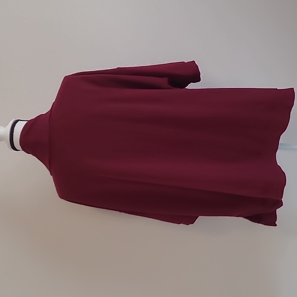 Burgundy Sweater XLg Cardigan - Picture 3 of 4